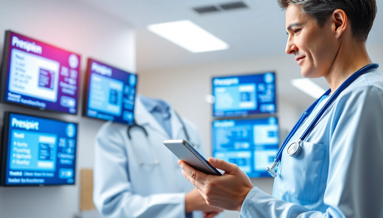 Maximize efficiency with eprescribing platforms used by healthcare professionals in a modern clinic.